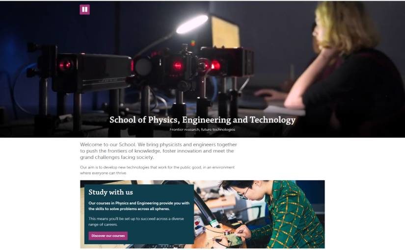 Proudly presenting our three new School web branches!