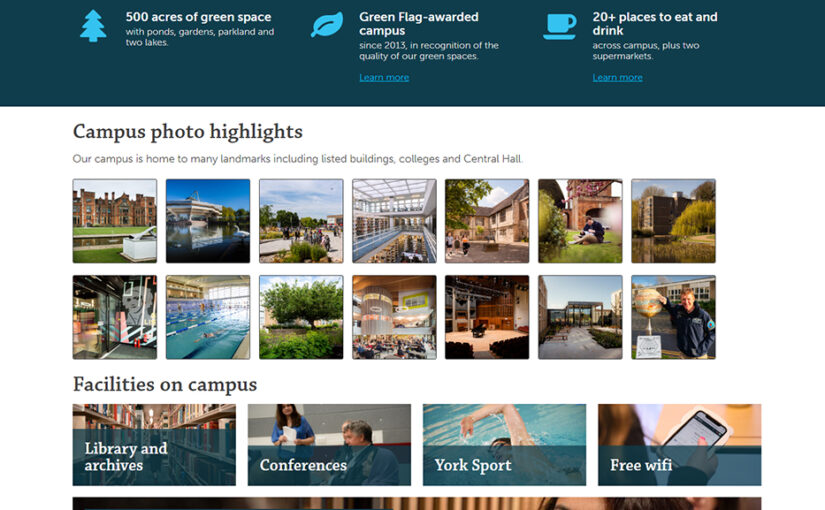 Campus web pages refresh