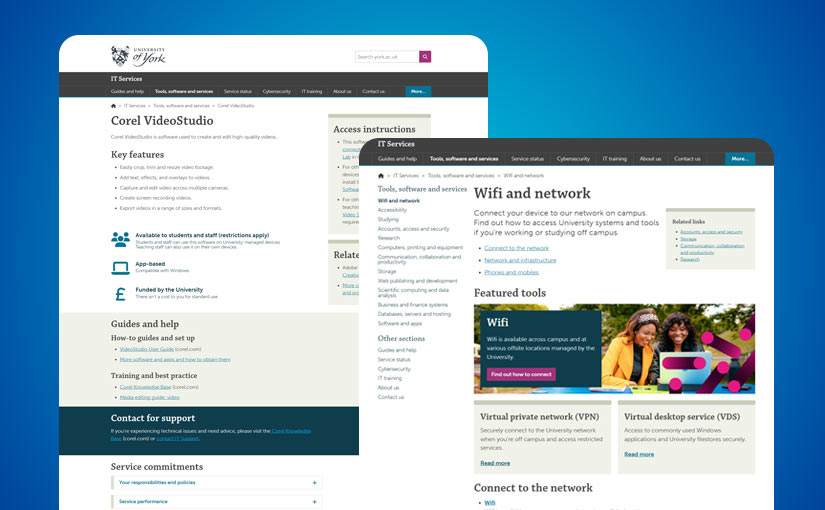 Easy access to IT tools, software and services