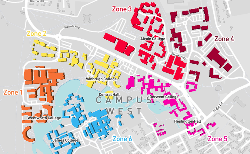 Getting in the zone: aligning our online map with the campus signage