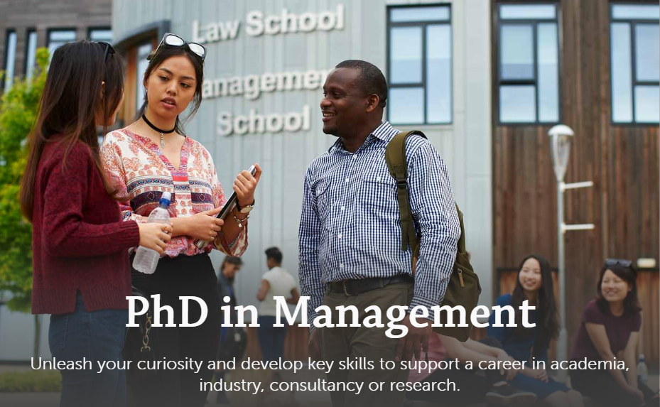 phd management and organizations